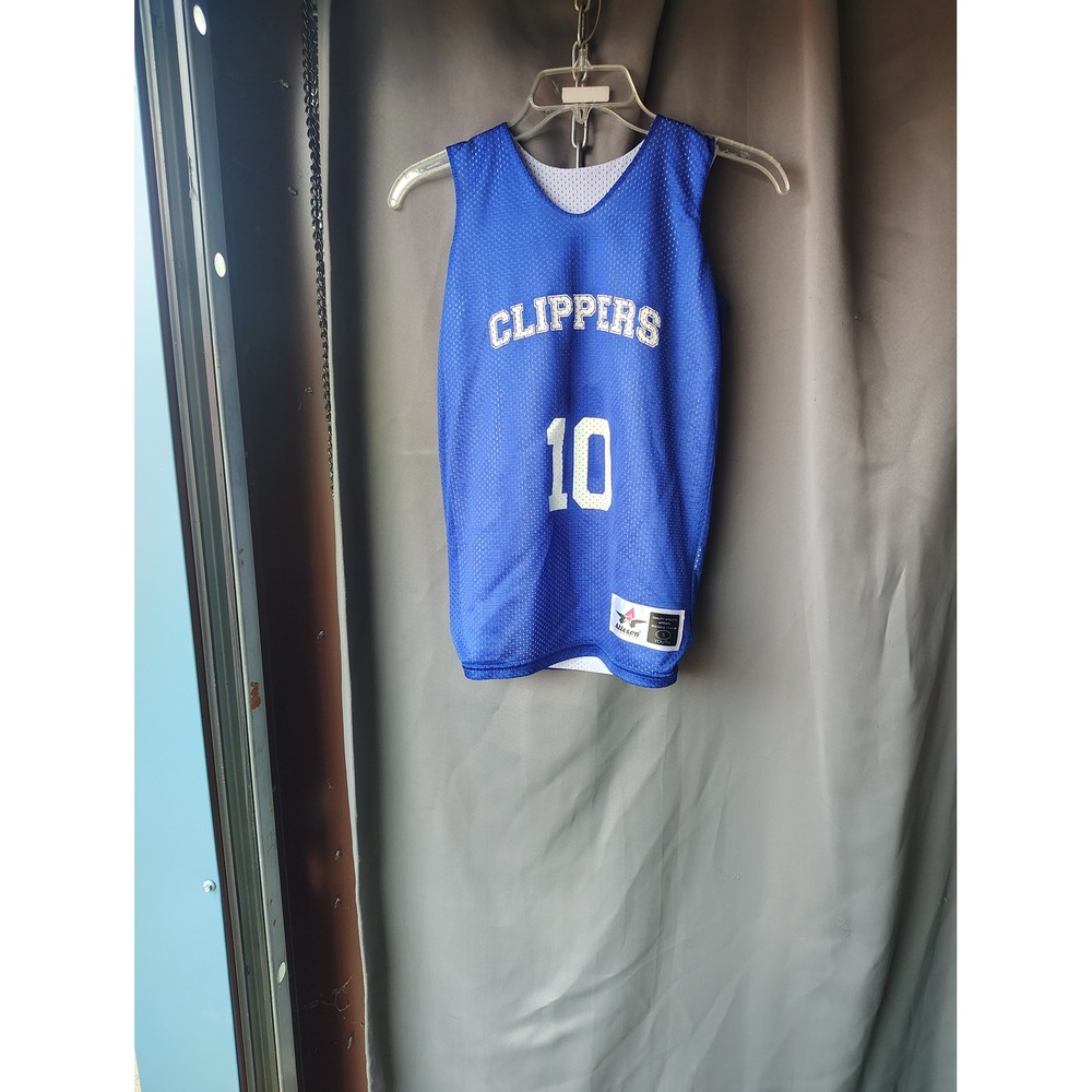 Alleson Athletic Youth Small Blue Clippers‎ Reversible Basketball Jersey